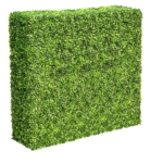 UV Resistant Portable Light Boxwood Artificial Hedge - 1m High x 1m Wide x 30cm Deep
