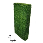 UV Resistant Portable Mixed Boxwood Artificial Hedge - 2m High x 1m Wide x 25cm Deep - DIY Assembly